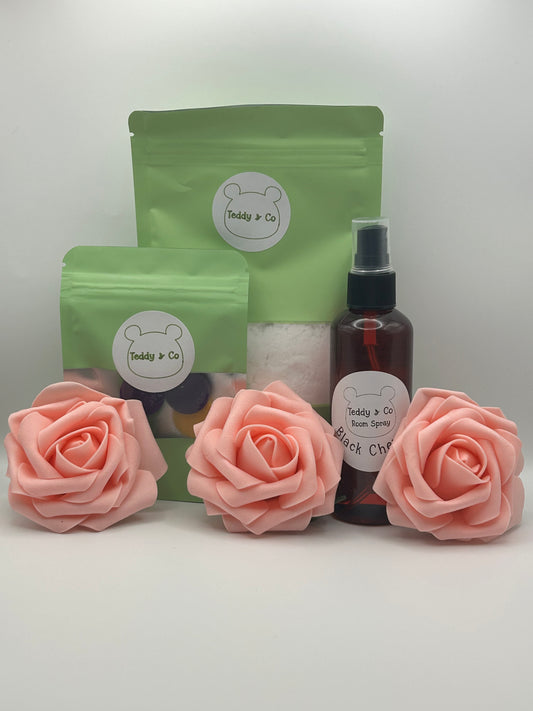 Teddy & Co 3 Piece Bundle - Home Fragrance Set with Room Spray