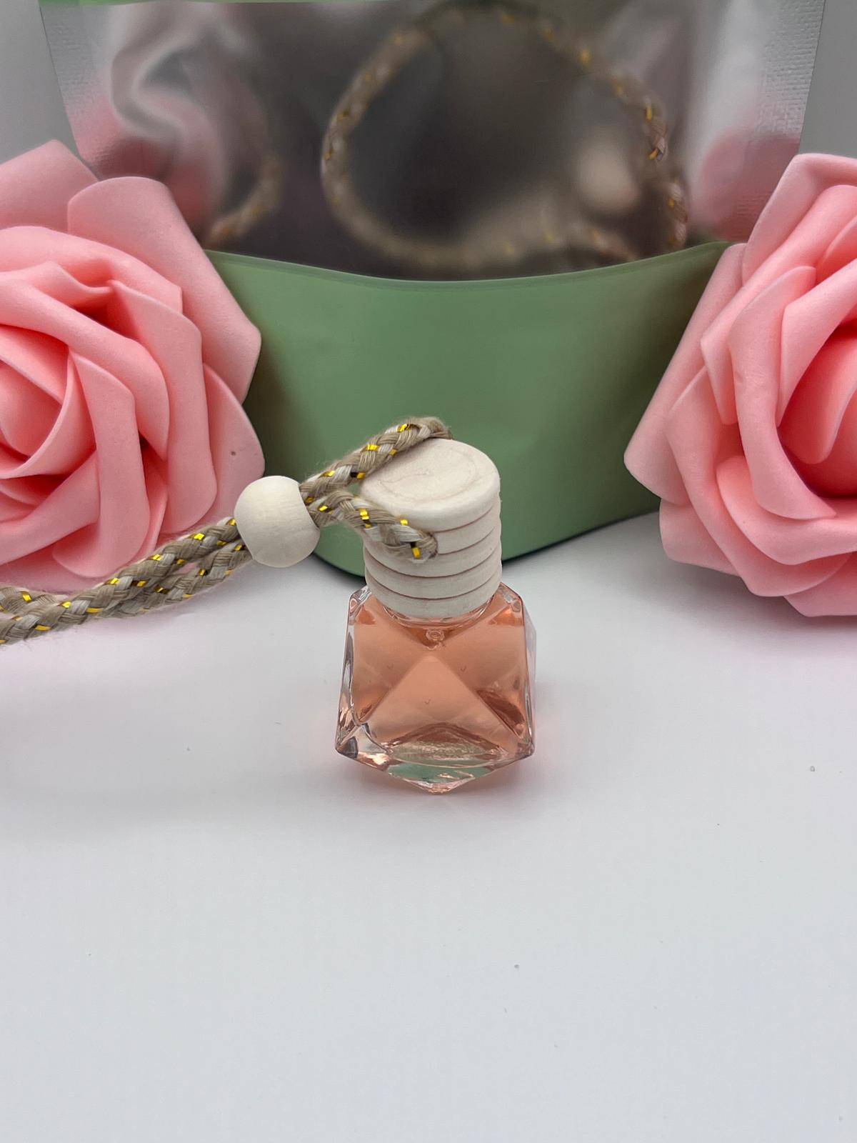 Teddy & Co Car Air Freshener - Handmade Glass Hanging Diffuser